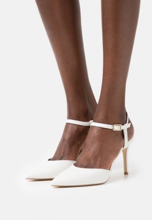Pumps Dama Anna Field Piele Clasici Heels Albi | 08231-DFNE