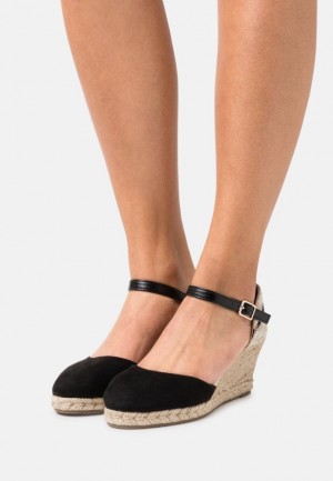 Pumps Dama Anna Field Wedges Negrii | 02596-VHBE