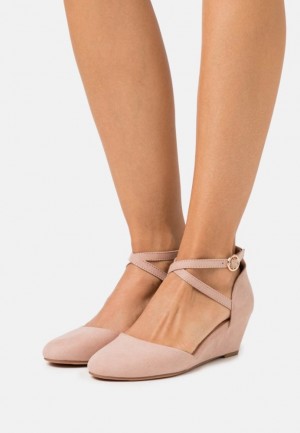 Pumps Dama Anna Field Wedges Roz Deschis | 29317-SMGC