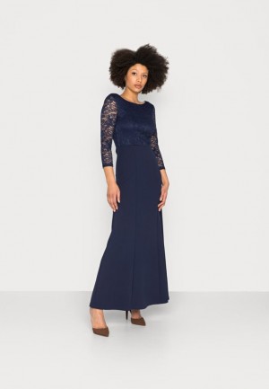 Rochie Dama Anna Field Cocktail Rochie Party Rochie Albastri Inchis | 95476-XMCI