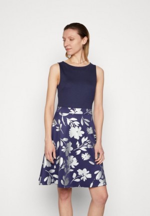 Rochie Dama Anna Field Cocktail Rochie Party Rochie Silver Coloured Albastri Inchis | 26140-LRSJ