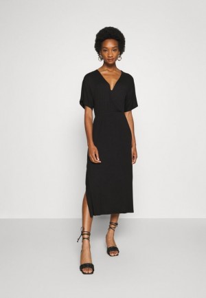 Rochie Dama Anna Field Jersey Rochie Negrii | 67023-BTZN