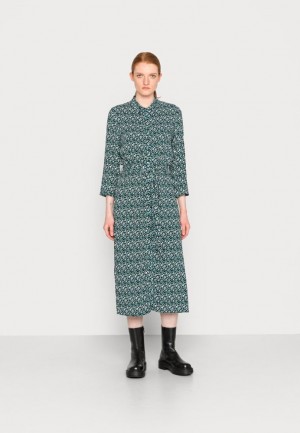 Rochie Dama Anna Field Shirt Rochie Verzi | 65149-TKBP