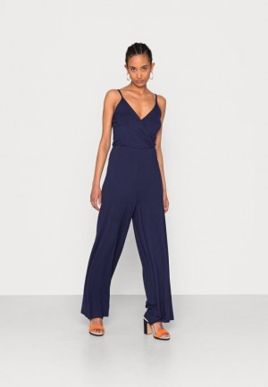 Salopeta Dama Anna Field Jumpsuit Albastri Inchis | 58406-BTXR