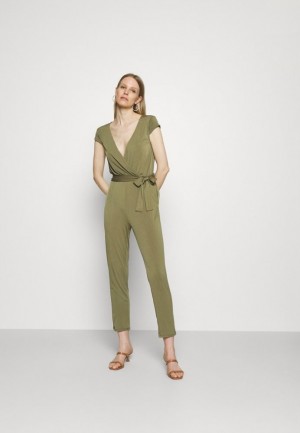 Salopeta Dama Anna Field Jumpsuit Kaki | 92684-XJTD