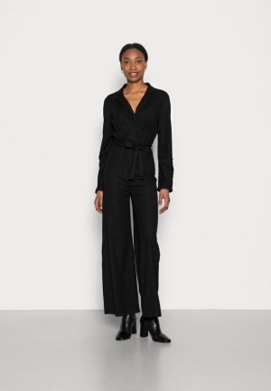 Salopeta Dama Anna Field Jumpsuit Negrii | 32796-HIRB