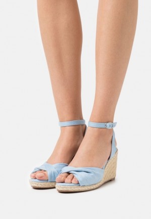 Sandale Dama Anna Field Confort Espadrilles Albastri Deschis | 01284-DRLF