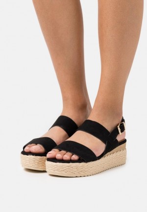 Sandale Dama Anna Field Confort Espadrilles Negrii | 84601-UKVL