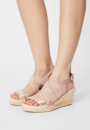 Sandale Dama Anna Field Confort Piele Espadrilles Bej | 06581-OVFS