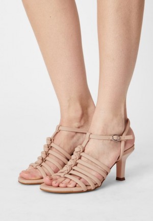 Sandale Dama Anna Field Confort Piele Sandals Bej | 85296-ORUL
