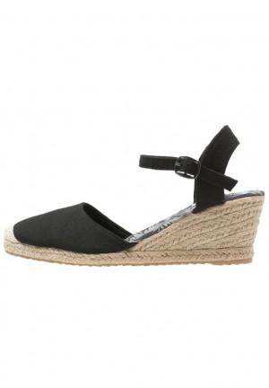 Sandale Dama Anna Field Espadrilles Negrii | 36812-YUWG