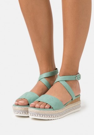 Sandale Dama Anna Field Espadrilles Verde Menta | 84610-DTON