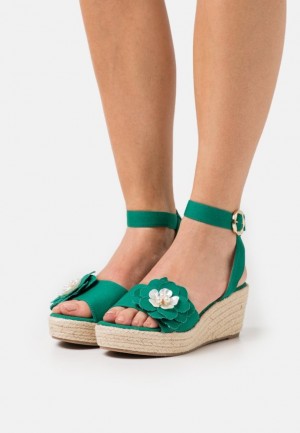 Sandale Dama Anna Field Espadrilles Verzi | 57964-TGAX