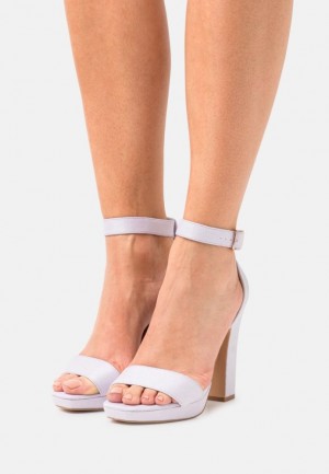 Sandale Dama Anna Field High Toc Sandals Violet | 90653-MUTK