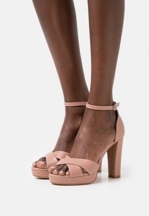 Sandale Dama Anna Field High Toc Sandals Roz Deschis | 60549-OXEC