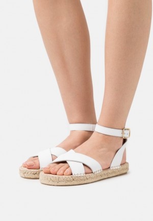 Sandale Dama Anna Field Piele Espadrilles Albi | 13954-LWDR