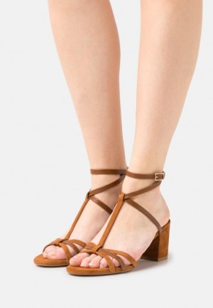 Sandale Dama Anna Field Piele Sandals Maro | 27509-DNVH