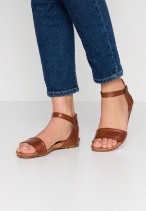 Sandale Dama Anna Field Piele Sandals Maro | 23584-ZBIO
