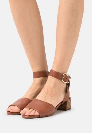 Sandale Dama Anna Field Piele Sandals Maro | 01984-KTUQ