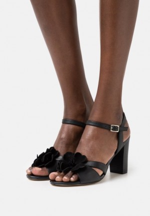 Sandale Dama Anna Field Piele Sandals Negrii | 58296-HRTL