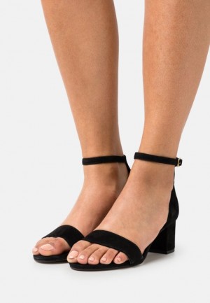 Sandale Dama Anna Field Piele Sandals Negrii | 20354-NJAD