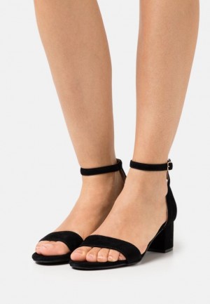 Sandale Dama Anna Field Piele Sandals Negrii | 06543-SWVG
