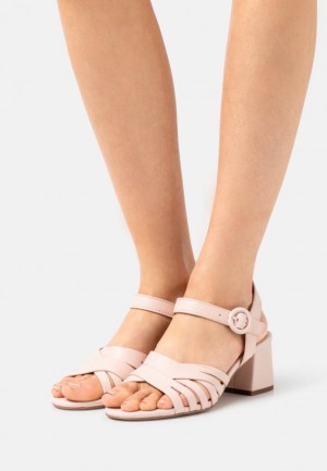Sandale Dama Anna Field Piele Sandals Roz Deschis | 56870-URTL