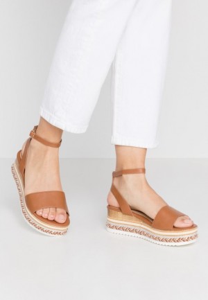 Sandale Dama Anna Field Platforma Sandals Maro | 42907-WQCL