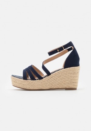 Sandale Dama Anna Field Platforma Sandals Albastri | 85236-QIDM