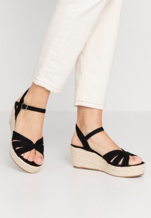Sandale Dama Anna Field Platforma Sandals Negrii | 68907-UIHE