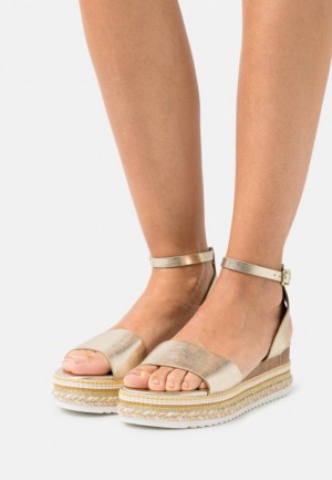Sandale Dama Anna Field Sandals Aurii | 08927-NHAV