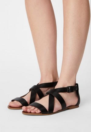 Sandale Dama Anna Field Sandals Negrii | 84605-WGKM