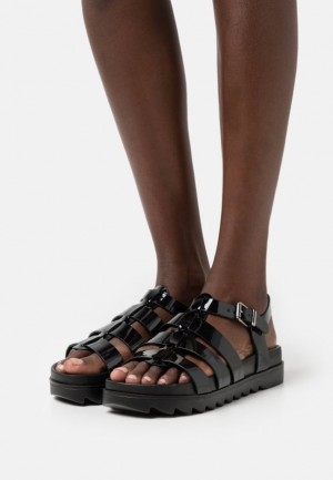 Sandale Dama Anna Field Sandals Negrii | 75023-YFCO