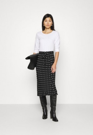Tricouri Dama Anna Field 3 Pack Long Sleeved Top Negrii | 48270-TDIM