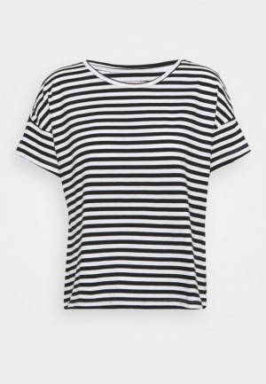 Tricouri Dama Anna Field Print T Shirt Negrii | 28905-QLVY