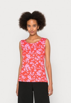 Tricouri Dama Anna Field Top Rosii | 70235-VXGT